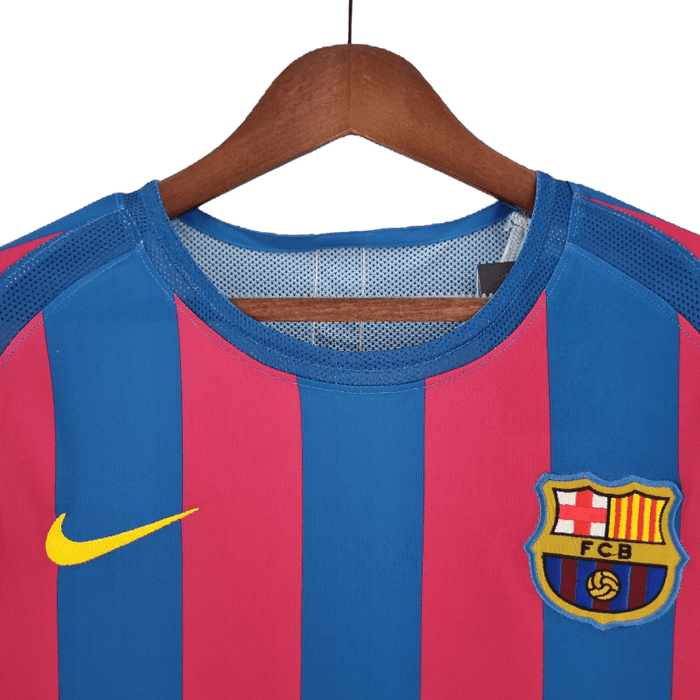 Barcelona Retro 2005/06 Manga larga Local - CAMISETAS4ALL