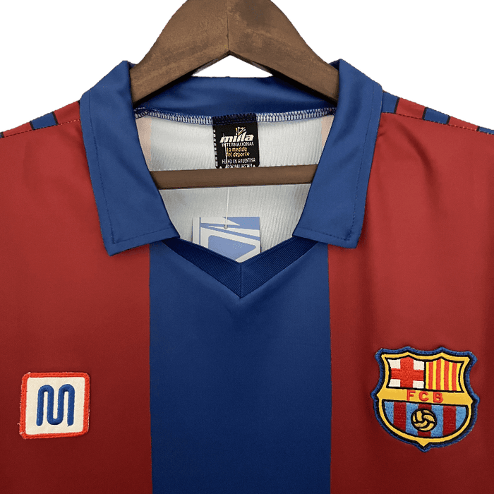 Barcelona Retro 80/82 Local - CAMISETAS4ALL