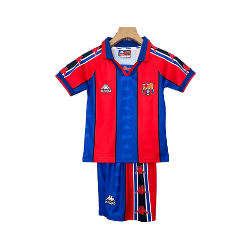 Barcelona Retro 95-97 NIÑOS Local - CAMISETAS4ALL