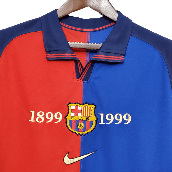 Barcelona Retro 99/00 Local (100th Anniversary) - CAMISETAS4ALL