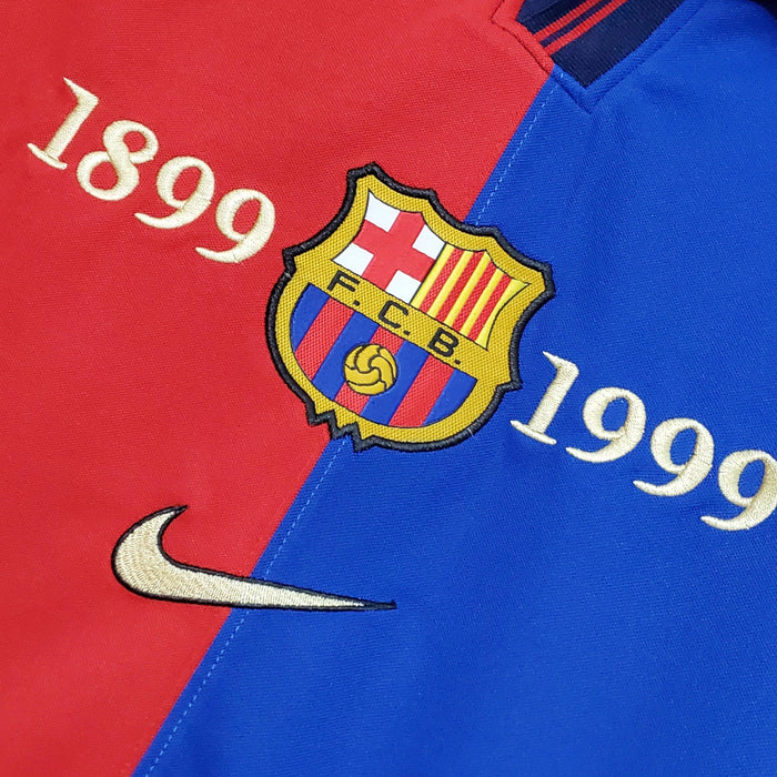 Barcelona Retro 99/00 Local (100th Anniversary) - CAMISETAS4ALL