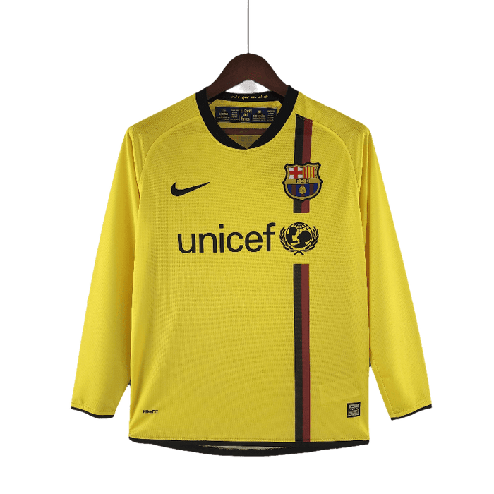 Barcelona Retro Manga larga 08/09 Visitante - CAMISETAS4ALL