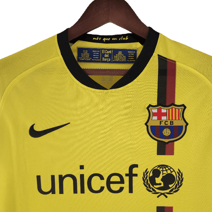 Barcelona Retro Manga larga 08/09 Visitante - CAMISETAS4ALL