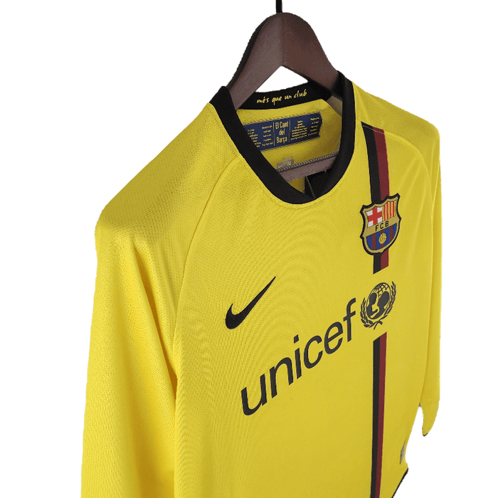 Barcelona Retro Manga larga 08/09 Visitante - CAMISETAS4ALL