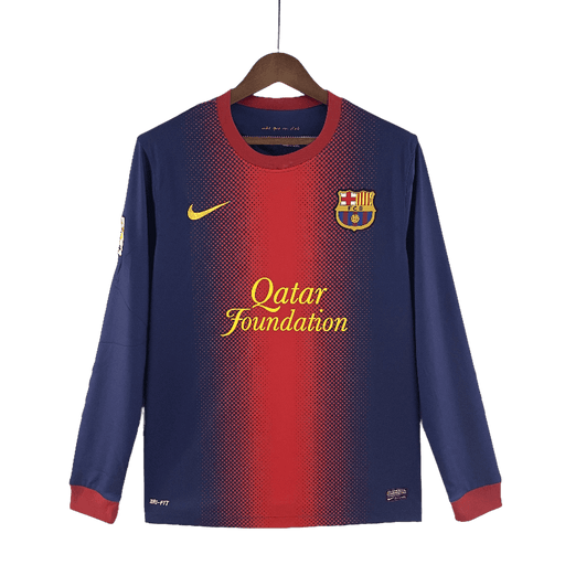 Barcelona Retro Manga larga 12/13 Local - CAMISETAS4ALL