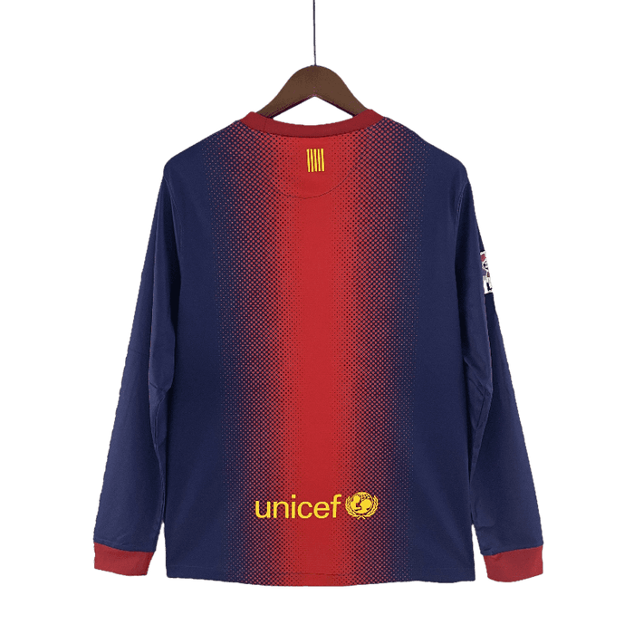 Barcelona Retro Manga larga 12/13 Local - CAMISETAS4ALL