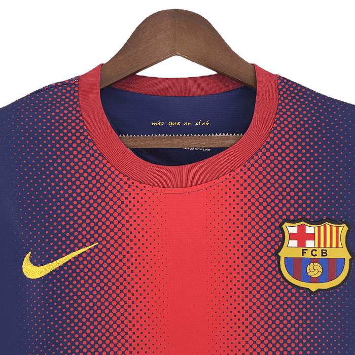 Barcelona Retro Manga larga 12/13 Local - CAMISETAS4ALL