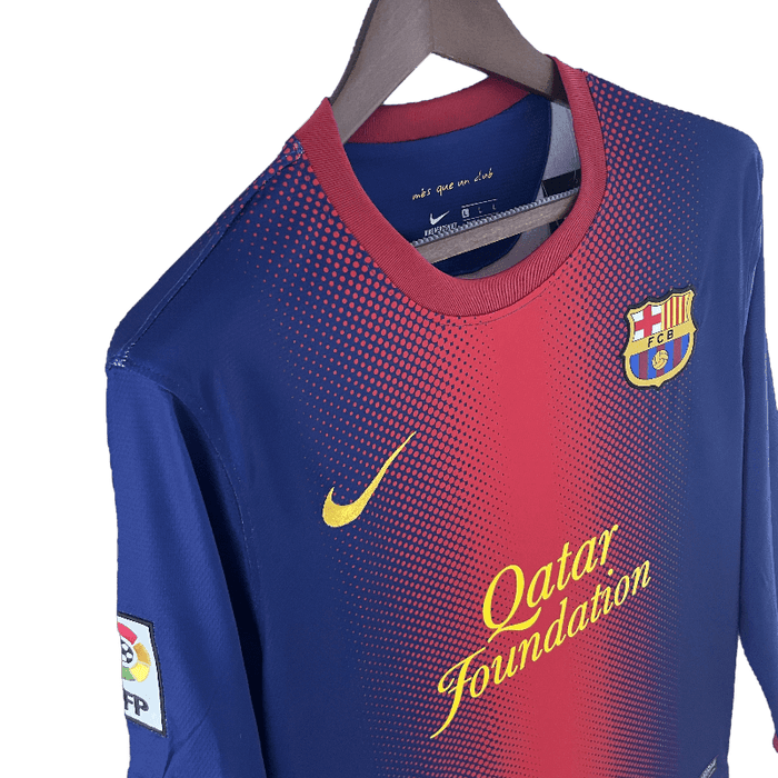 Barcelona Retro Manga larga 12/13 Local - CAMISETAS4ALL