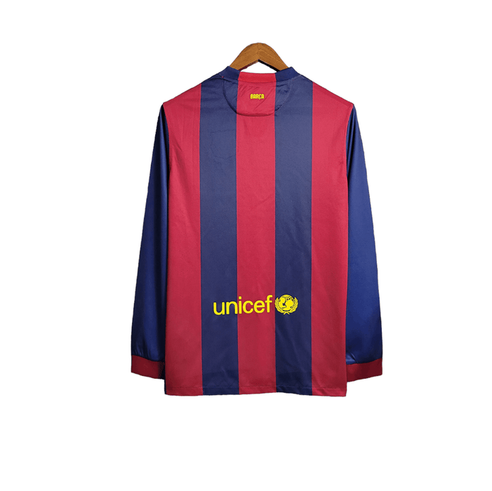 Barcelona Retro Manga larga 14/15 Visitante - CAMISETAS4ALL