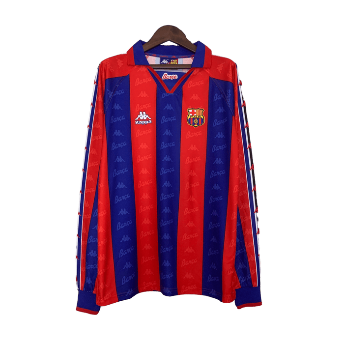 Barcelona Retro Manga larga 96/97 Local - CAMISETAS4ALL