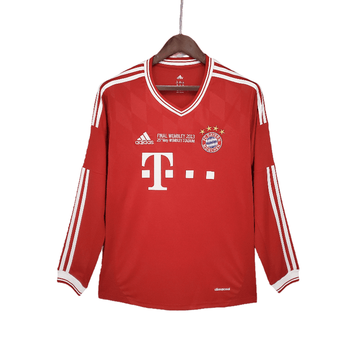 Bayern Munich Retro Manga larga 2013/14 Champions League Local - CAMISETAS4ALL