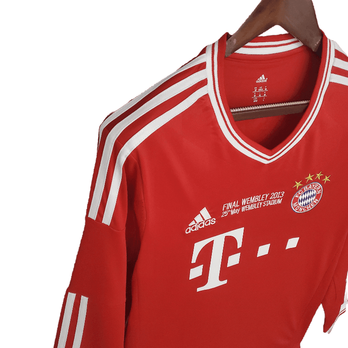 Bayern Munich Retro Manga larga 2013/14 Champions League Local - CAMISETAS4ALL