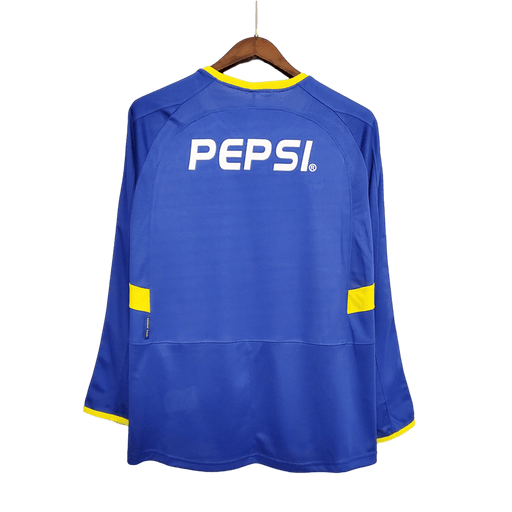 Boca Juniors Retro 03/04 Manga larga Local - CAMISETAS4ALL