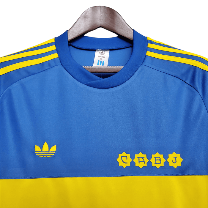 Boca Juniors Retro 81 Manga larga Local - CAMISETAS4ALL