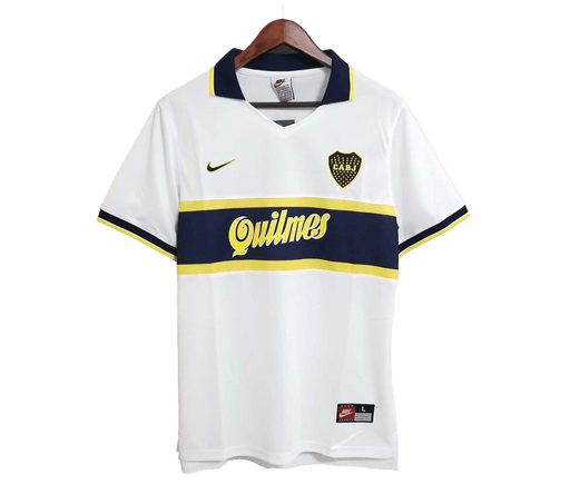 Boca Juniors Retro 96-97 Visitante Blanco - CAMISETAS4ALL