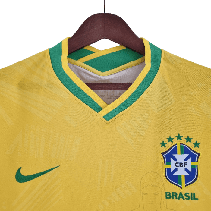 Brasil 2022 Classic Yellow - CAMISETAS4ALL