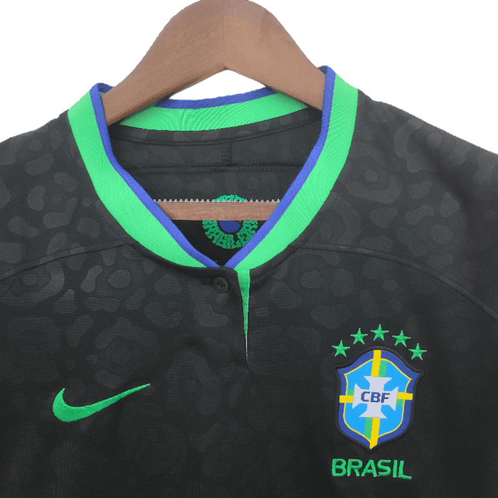 Brasil 2022 Mujeres Negro - CAMISETAS4ALL