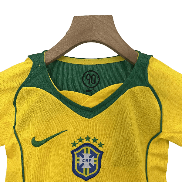 Brasil Retro 2004 NIÑOS Local - CAMISETAS4ALL