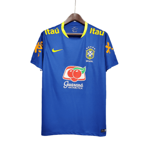 Brasil Entrenamiento Traje Azul - CAMISETAS4ALL