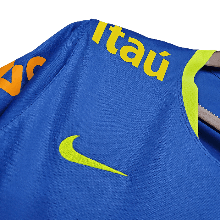 Brasil Entrenamiento Traje Azul - CAMISETAS4ALL