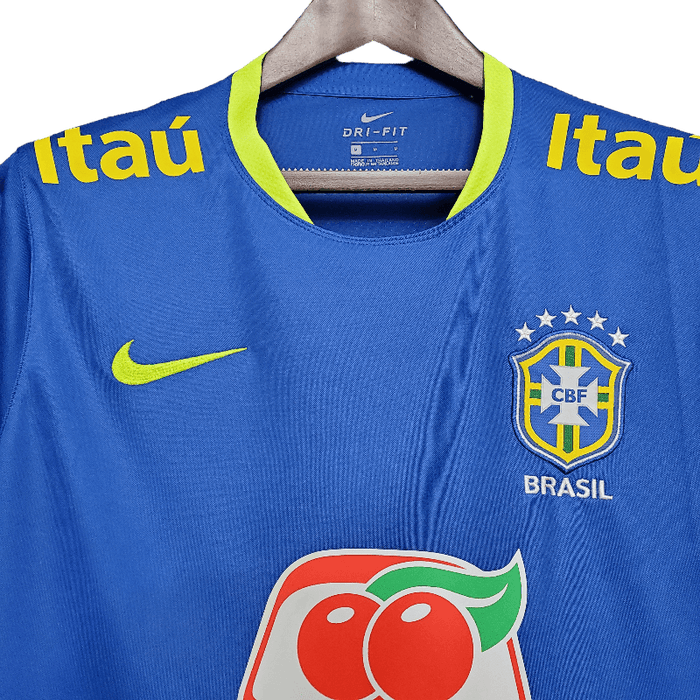 Brasil Entrenamiento Traje Azul - CAMISETAS4ALL