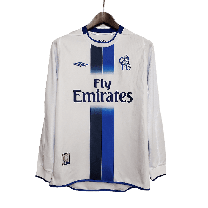 Chelsea Retro Long-Mangad 2003/05 Visitante - CAMISETAS4ALL