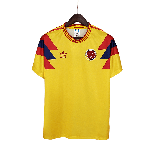 Colombia Retro 1990 Local Fútbol - CAMISETAS4ALL