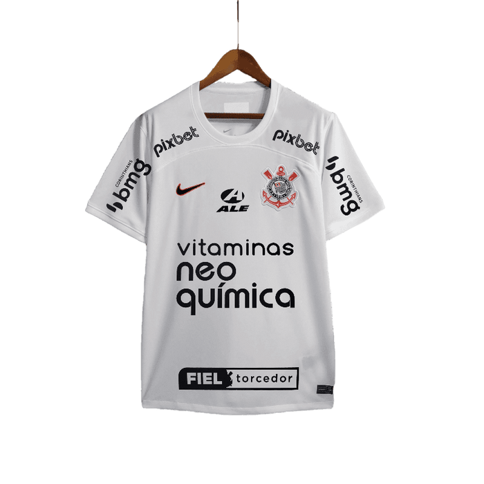 Corinthians + Todo Sponsors Blanco Camiseta - CAMISETAS4ALL