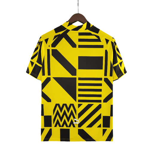 Dortmund 2022/23 Pre-Match Yellow Negro - CAMISETAS4ALL