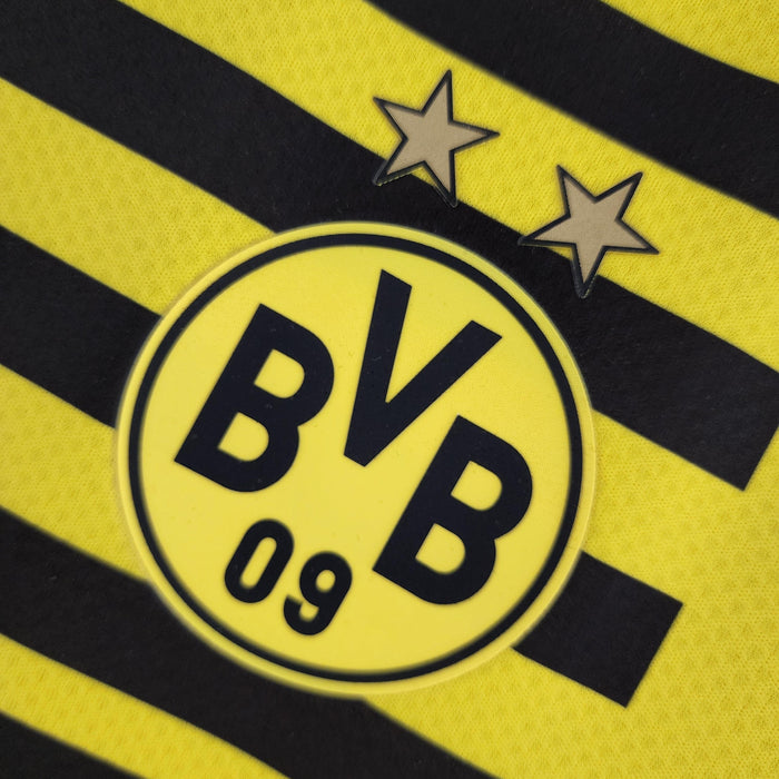 Dortmund 2022/23 Pre-Match Yellow Negro - CAMISETAS4ALL