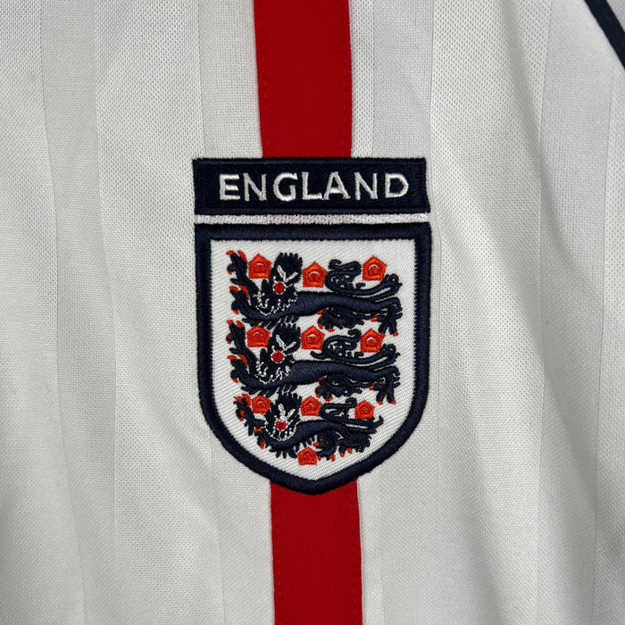 Inglaterra Retro Manga larga 2002 Local - CAMISETAS4ALL