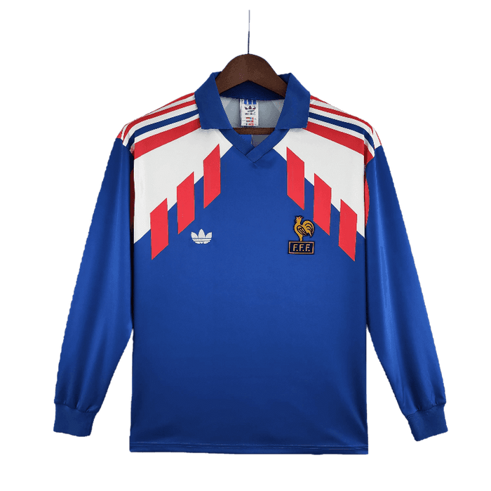 FRANCIA Retro Manga larga 1988/90 Local - CAMISETAS4ALL