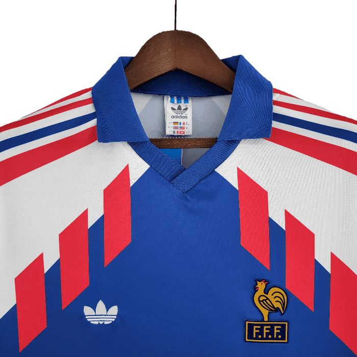 FRANCIA Retro Manga larga 1988/90 Local - CAMISETAS4ALL