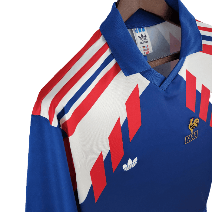 FRANCIA Retro Manga larga 1988/90 Local - CAMISETAS4ALL