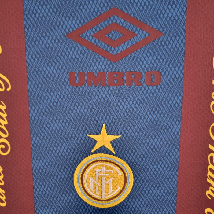 Inter Milan Retro 1994/95 Entrenamiento Traje Rojo Azul - CAMISETAS4ALL