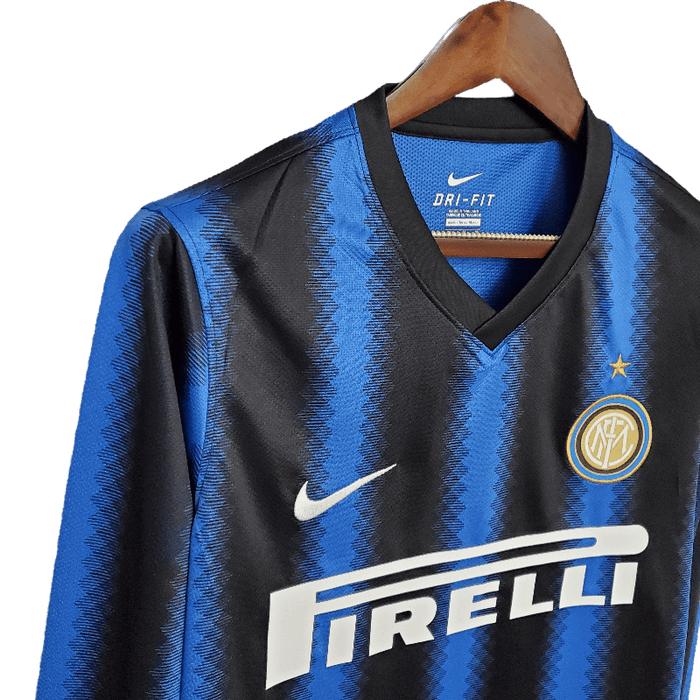 Intern Milan Retro 2010/11 Manga larga Local - CAMISETAS4ALL