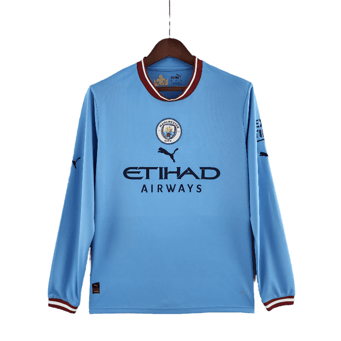 Manchester City 2022/23 Manga larga Local