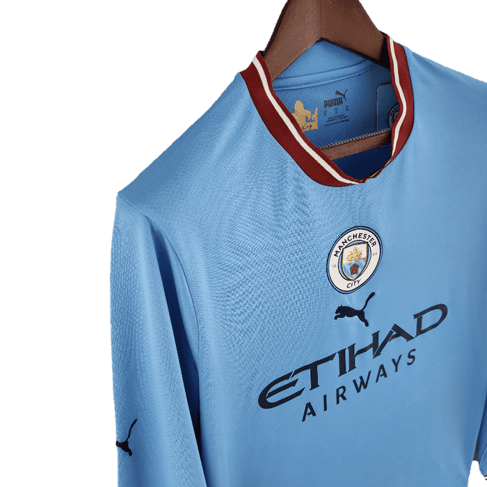 Manchester City 2022/23 Manga larga Local