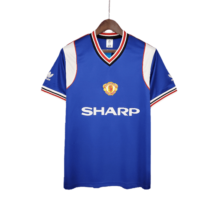 Manchester United Retro 1985/86 Visitante Azul