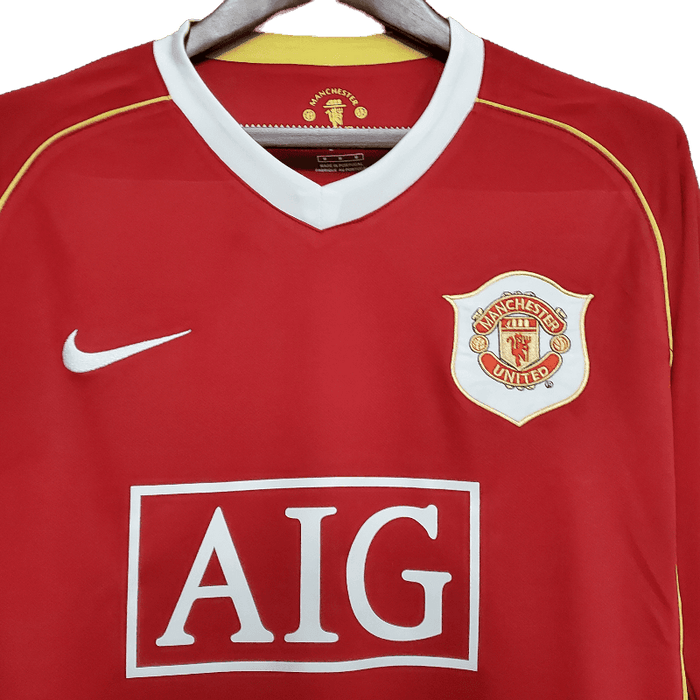 Manchester United Retro 2006/07 Manga larga Local