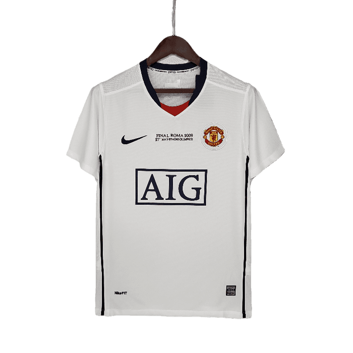 Manchester United Retro 2008/09 Champions League Visitante Blanco