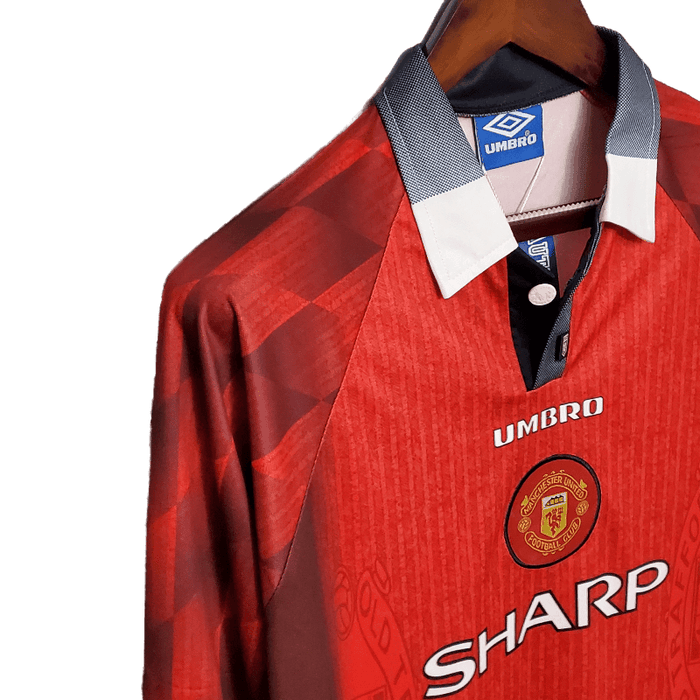 Manchester United Retro Manga larga 1996 Local