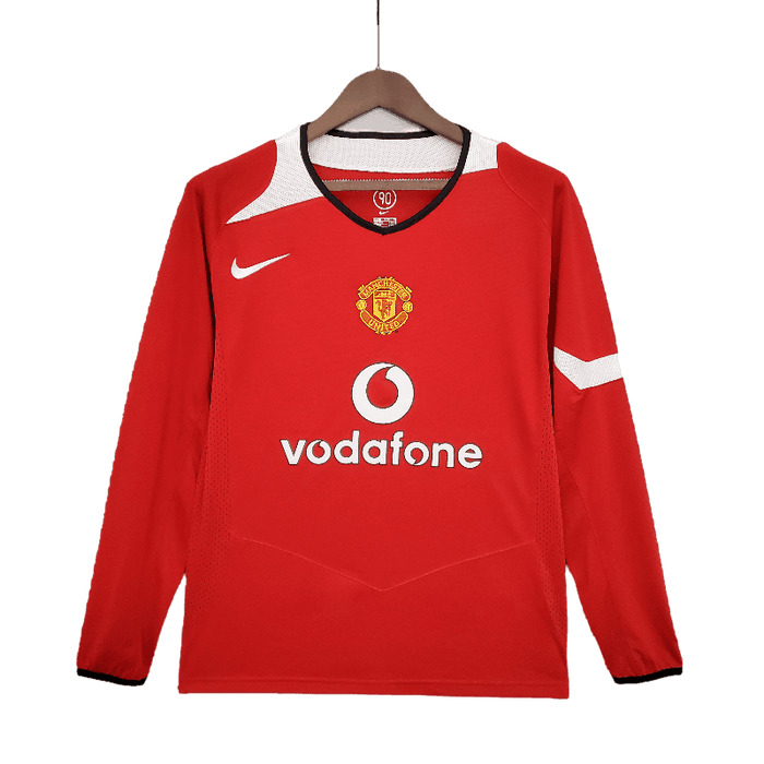 Manchester United Retro Manga larga 2004/06 Local