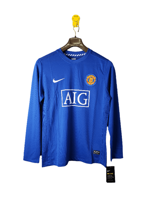 Manchester United Retro Manga larga 2007/08 Visitante