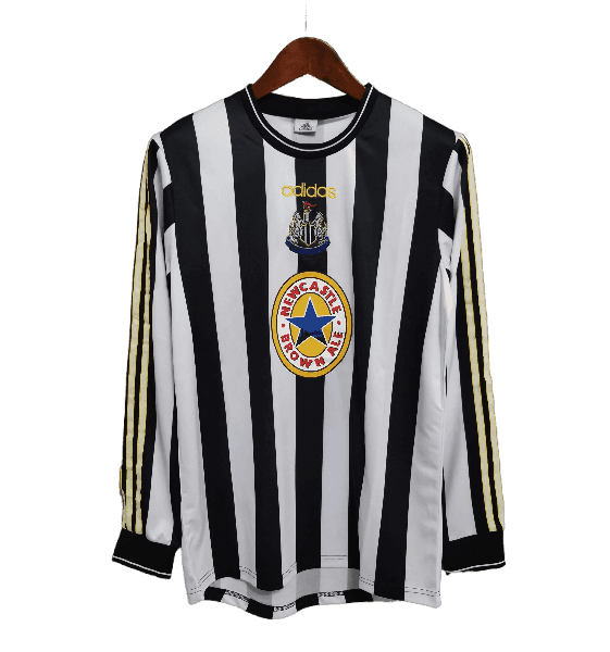 Newcastle Retro 97/99 Local Manga larga With Patch And Fonts