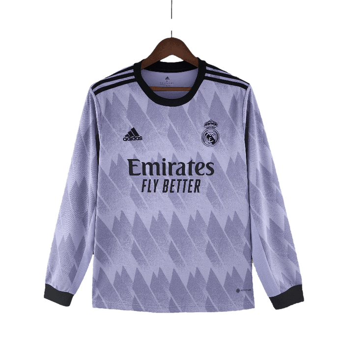 Real Madrid 2022/23 Manga larga Visitante