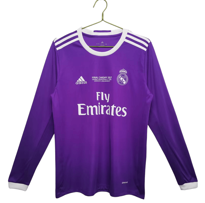 Real Madrid Retro 16/17 Manga larga Visitante