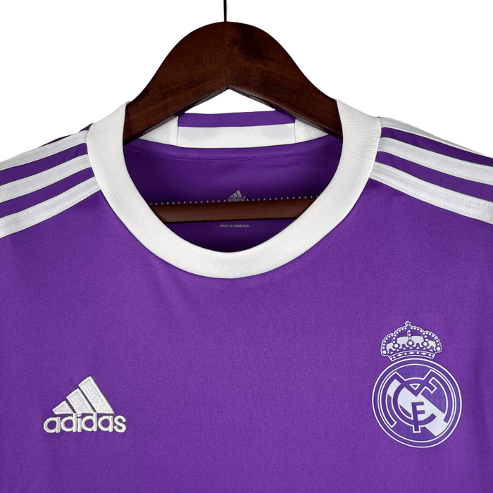 Real Madrid Retro 16/17 Manga larga Visitante