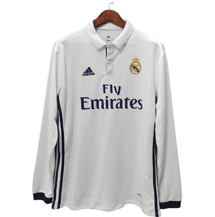 Real Madrid Retro 16/17 Manga larga Local