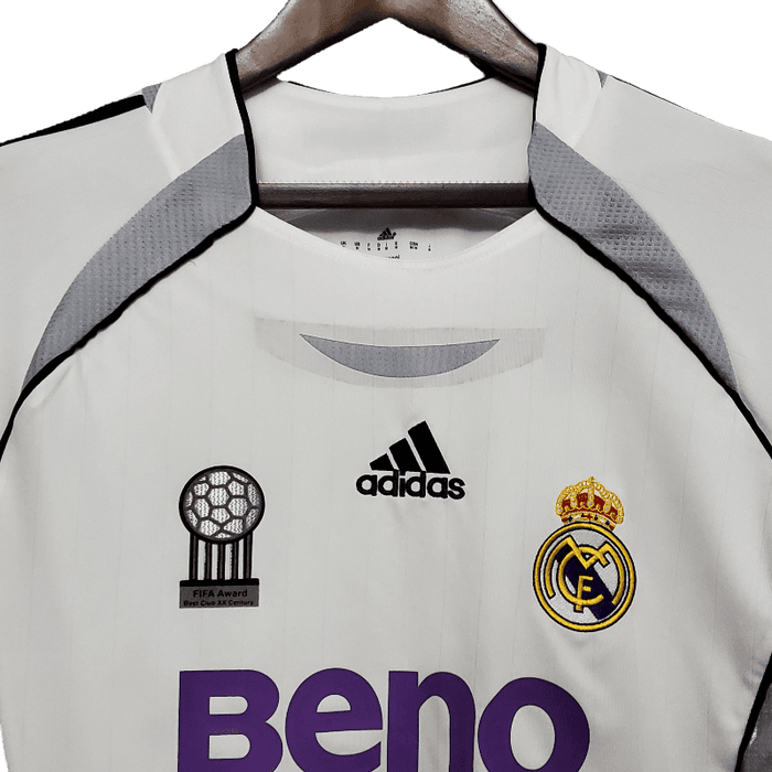 Real Madrid Retro Manga larga 2006/07 Local